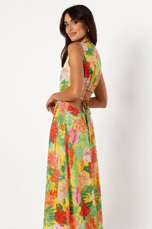 Kaia Midi Dress - Leilani Print