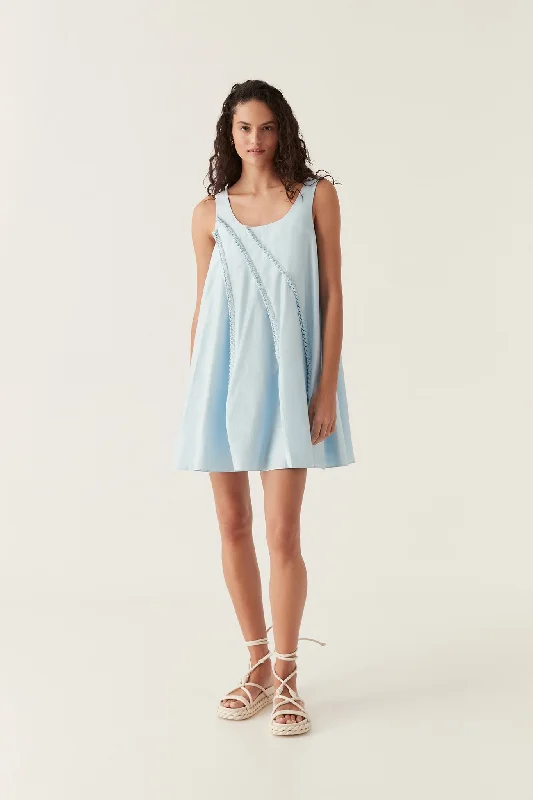 Asta Whipstitch Mini Dress