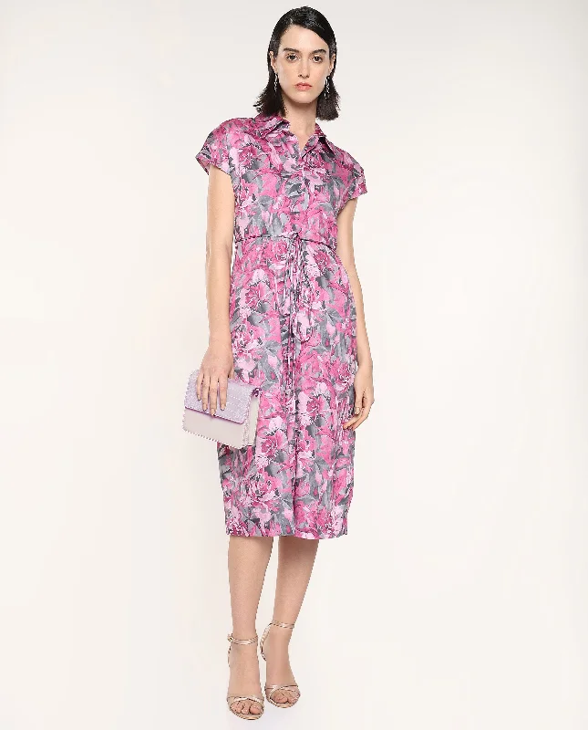 Rareism Women Berlong Multi Print Dress