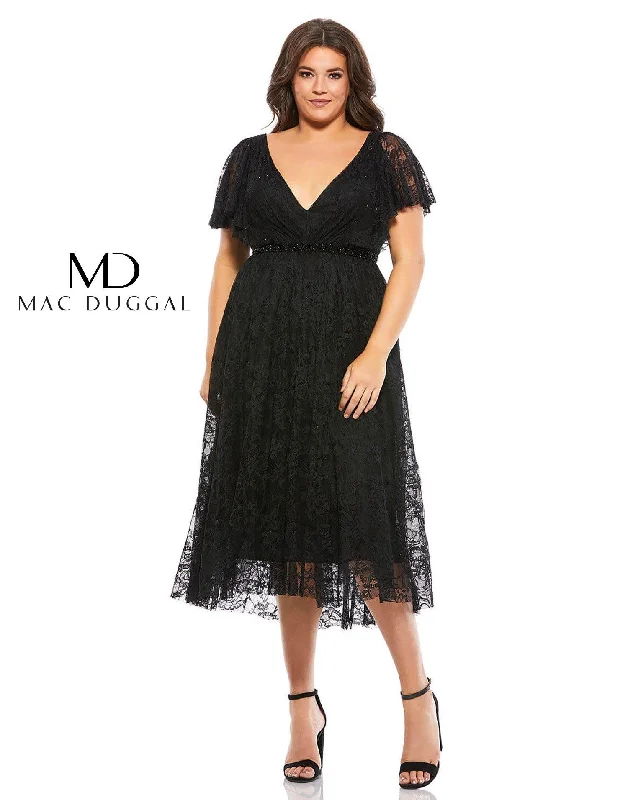 Mac Duggal 67542 Fabulouss Short Plus Size Dress Sale