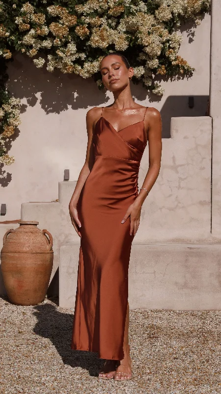 Ariana Maxi Dress - Copper