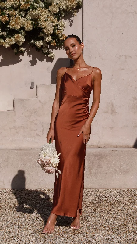 Ariana Maxi Dress - Copper