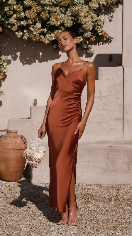 Ariana Maxi Dress - Copper