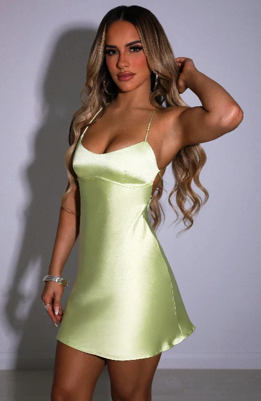 Jhene Mini Dress - Lime