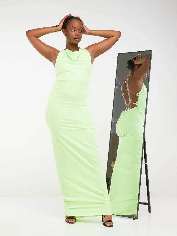 Juka Closet Maxi Dress - Lime Green