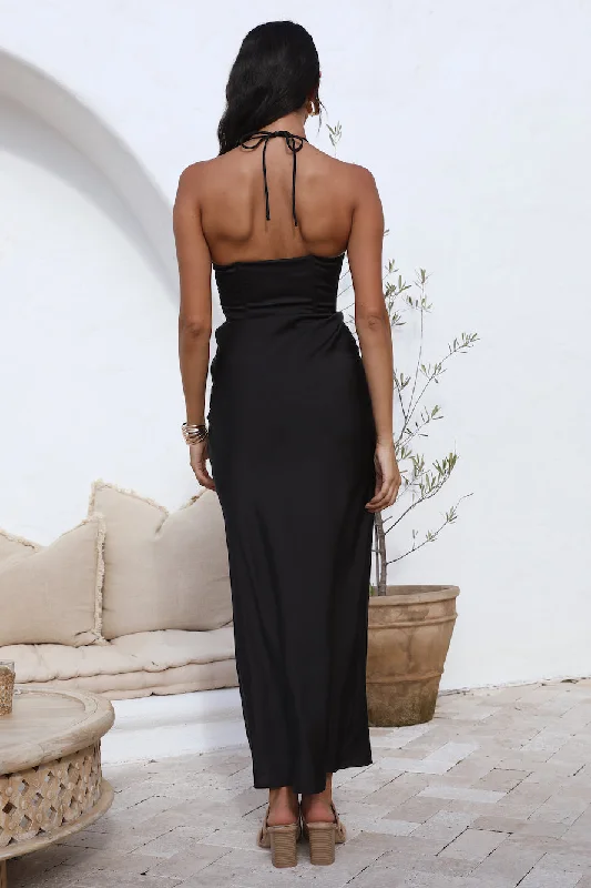 Paris Dreams Maxi Dress Black