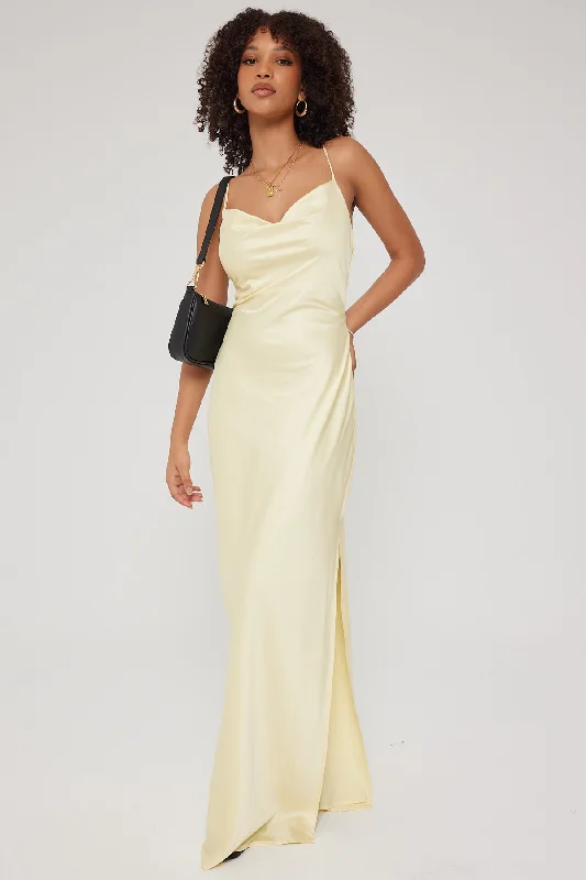 Perfect Stranger Evie Maxi Dress Yellow