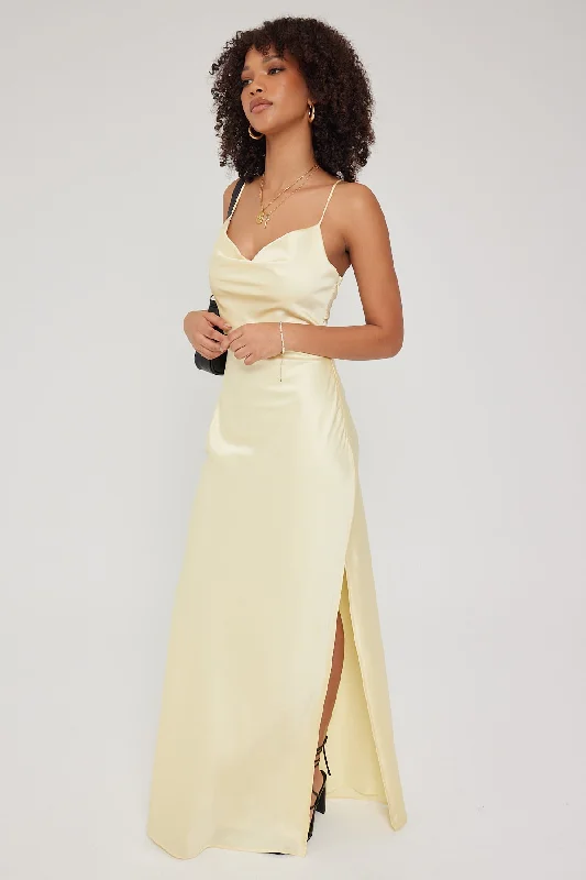 Perfect Stranger Evie Maxi Dress Yellow