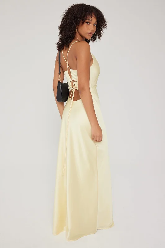 Perfect Stranger Evie Maxi Dress Yellow