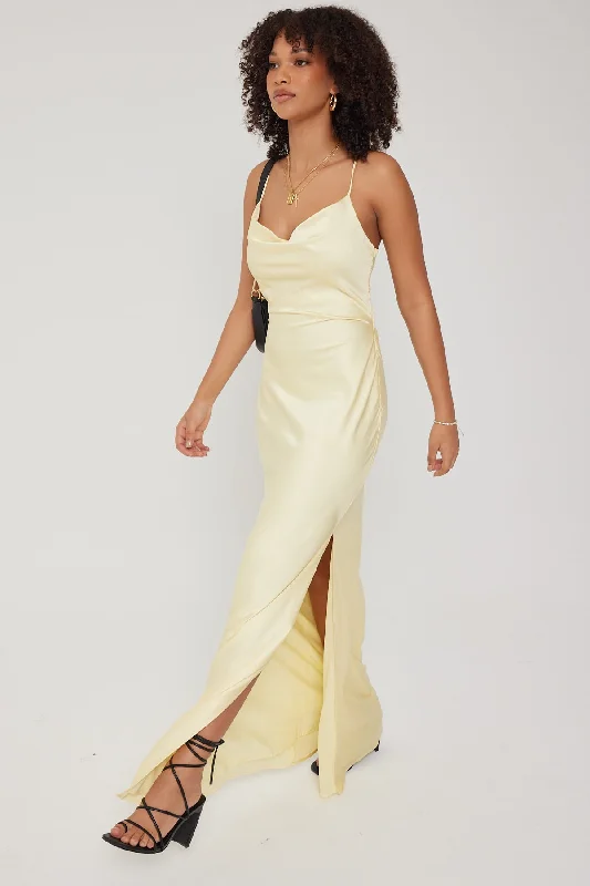 Perfect Stranger Evie Maxi Dress Yellow