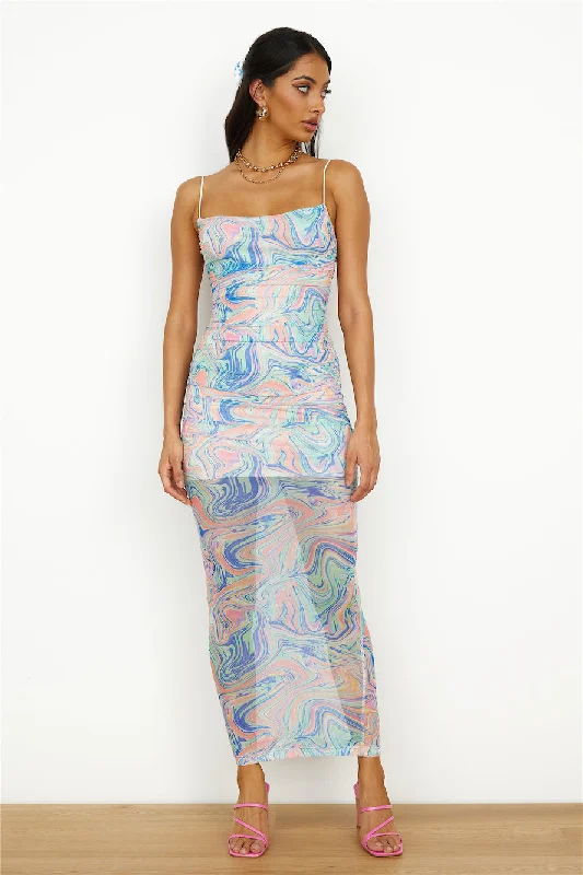 Pretty Dream Maxi Dress Mint