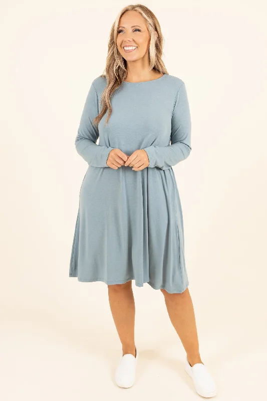 The Last Chance Dress, Blue Grey