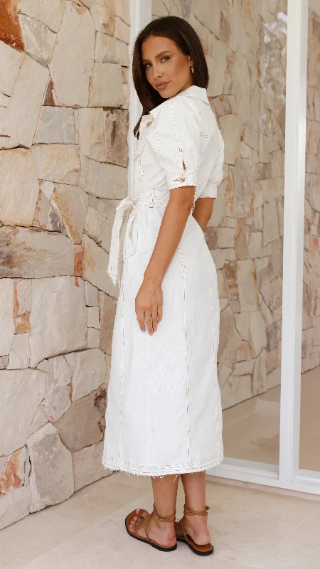 Trista Maxi Dress - White