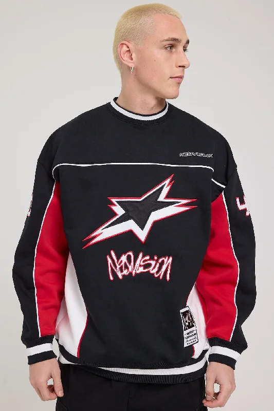 Neovision Radical Street Crew Black/Red/White