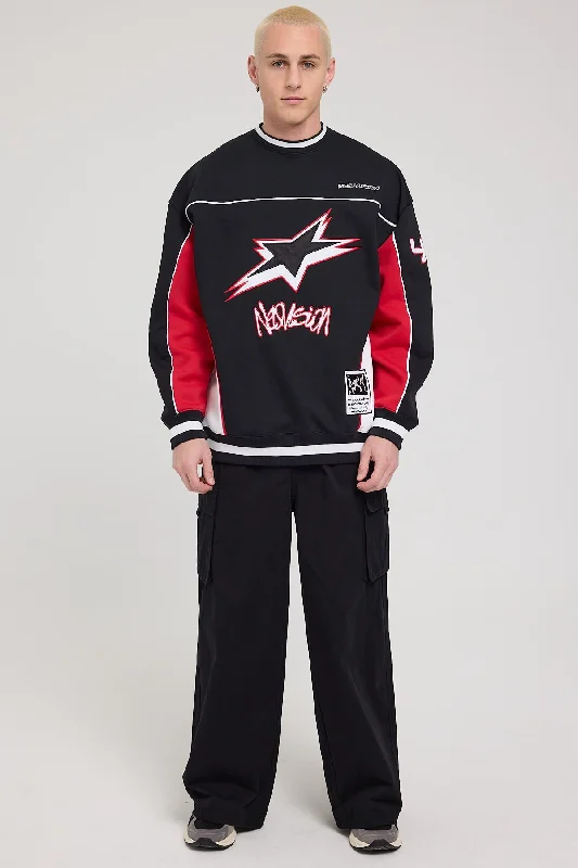 Neovision Radical Street Crew Black/Red/White