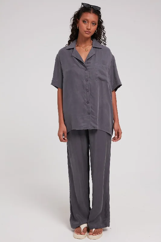 Perfect Stranger Ace Cupro Pant Charcoal