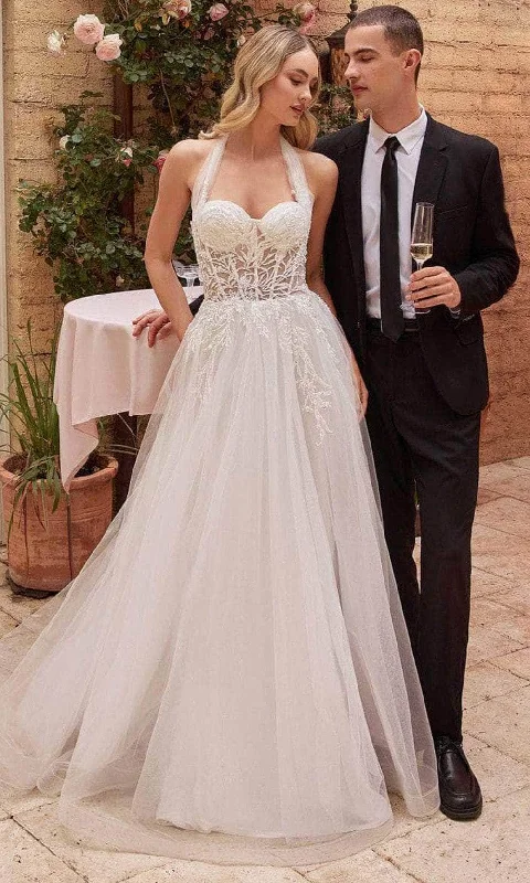 Save Money, Shop Happy!Cinderella Divine CD827W - Halter Corset Bridal Dress