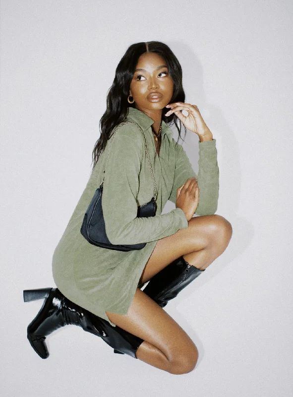 Limited Deals, Unlimited Savings!Farah Mini Dress Khaki