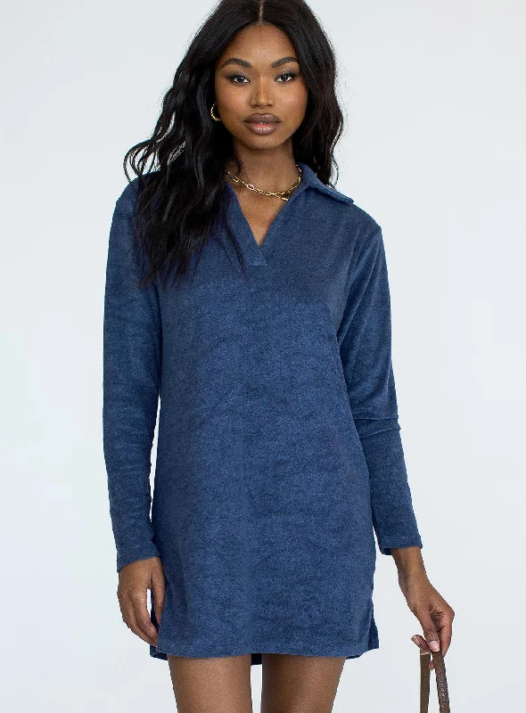 Get Ready to Save!Farah Mini Dress Navy